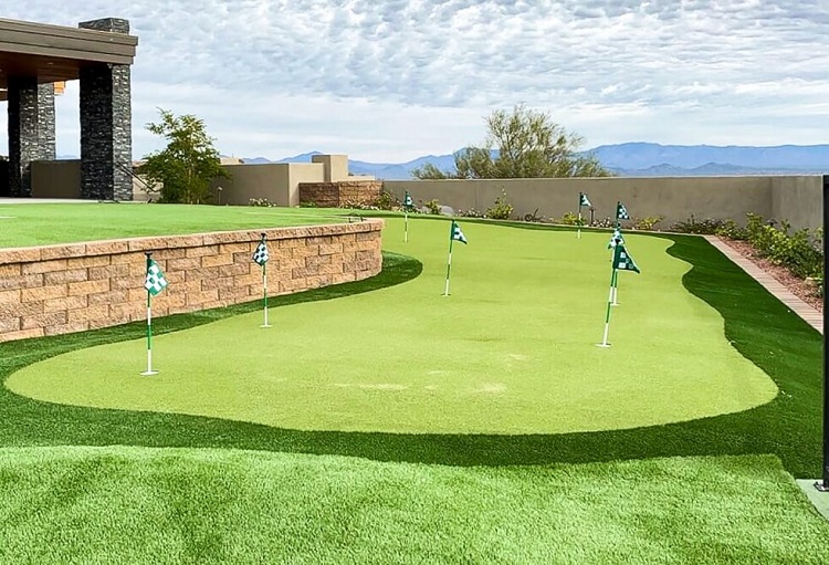 artificial turf golf putting green