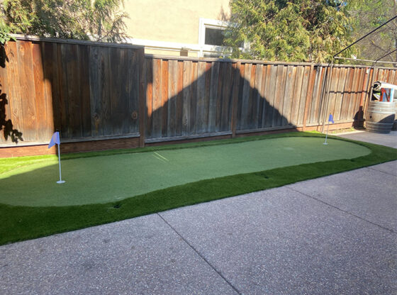 Artificial Pebble Beach Putting Green – Affordable Lawn Options for Backyards