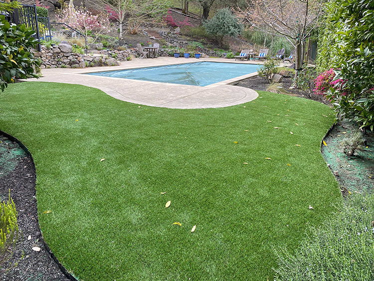 Artificial Turf for Pool Landscaping